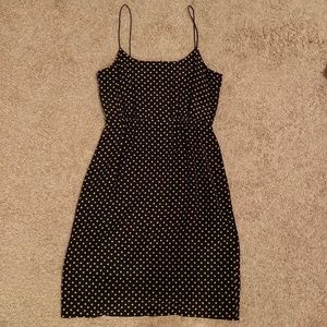 J.Crew polka dot silk slip dress size 4